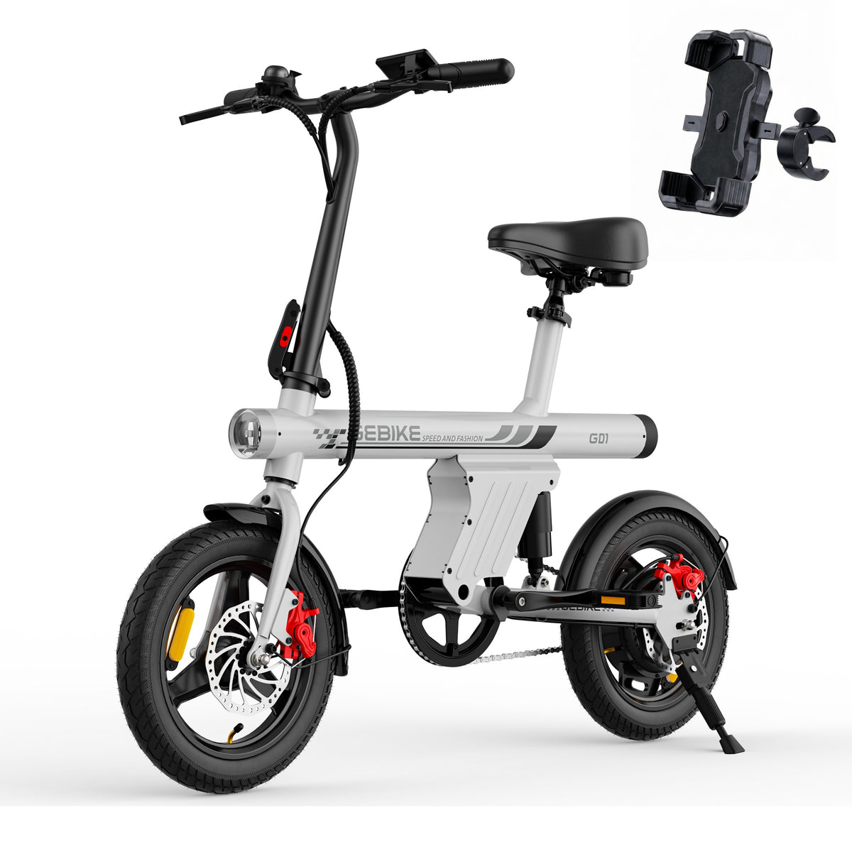 GEBIKE Global G01 Compact Folding Electric Bike 36V 13.5Ah Battery