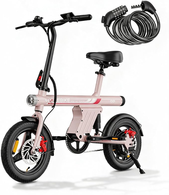 GEBIKE Global G01 Compact Folding Electric Bike 36V 13.5Ah Battery