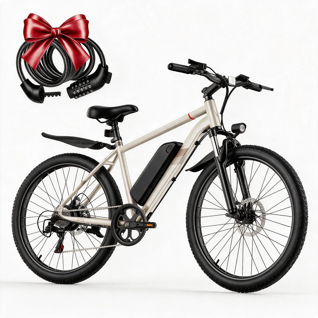 GEBIKE Global G02 Hybrid Electric Bike 36V 13Ah Battery Up to 90km Range