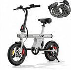 GEBIKE Global G01 Compact Folding Electric Bike 36V 13.5Ah Battery